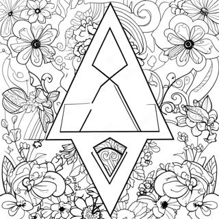 Mitsubishi Logo Coloring Page 72922-58432