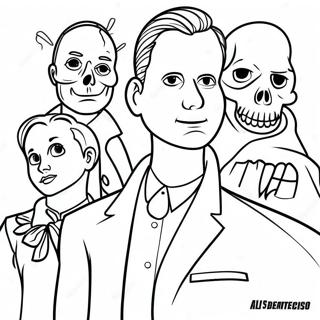 All Of Us Are Dead Characters Coloring Page 72933-59460