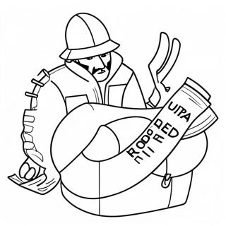 Robber Coloring Page 72942-58437