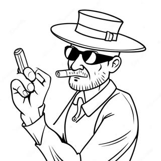 Robber Coloring Page 72942-58438