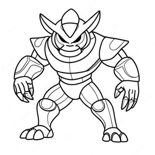 Protogen Coloring Pages