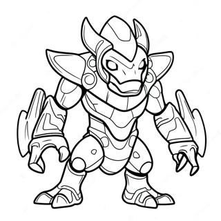 Protogen Coloring Page 72952-58446