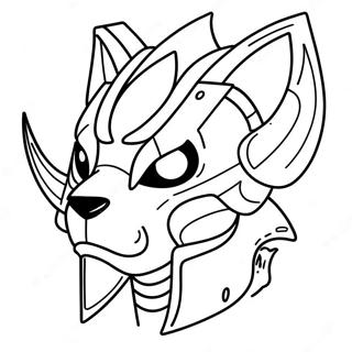 Protogen Coloring Page 72952-58447