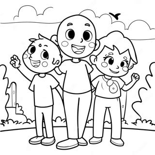 Cousin Fun Day Coloring Page 72962-58468