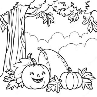 Fall Bible Coloring Page 7296-5926