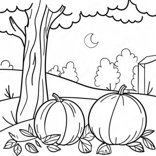 Fall Bible Coloring Page 7296-5927