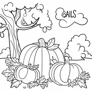 Fall Bible Coloring Page 7296-6022