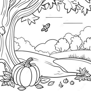 Fall Bible Coloring Page 7296-6023