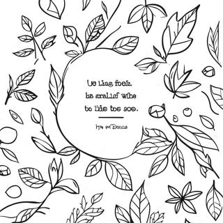 Autumn Leaves And Bible Verses Coloring Page 7297-5932