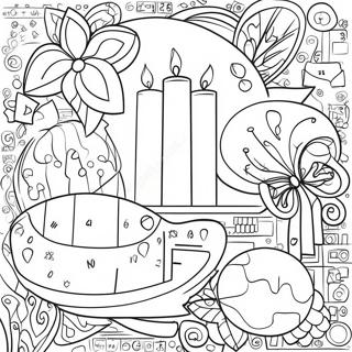 Holiday Math Coloring Pages