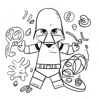 Happy Birthday Star Wars Coloring Page 73002-58495