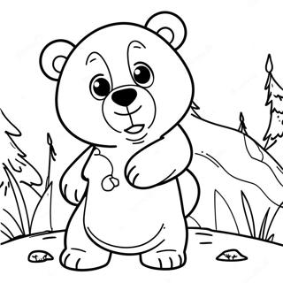 Adventurous Goldie And Bear Coloring Page 73043-58529