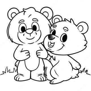 Adventurous Goldie And Bear Coloring Page 73043-58530