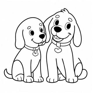 Clifford And Emily Elizabeth Coloring Page 73052-58522