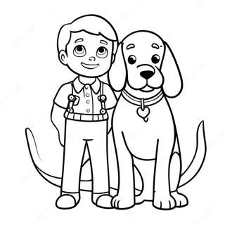 Clifford And Emily Elizabeth Coloring Page 73052-58524