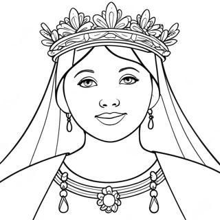 May Crowning Coloring Page 73072-58540