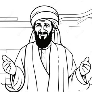 Dd Osama In Action Coloring Page 73123-58591