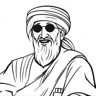 Dd Osama In Action Coloring Page 73123-58592