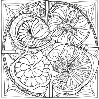 Spinning Pin Wheel Designs Coloring Page 73133-58596