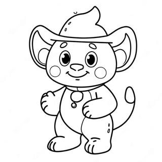 Cute Nab Nab Character Coloring Page 73173-58621