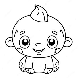 Cute Nab Nab Character Coloring Page 73173-58622