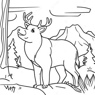 Mountain Animals Coloring Page 73202-58649