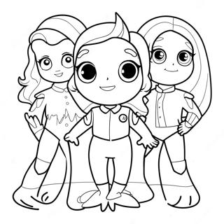 Julie And The Phantoms Coloring Page 73212-58656