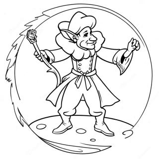 Magical Rumpelstiltskin Spinning Gold Coloring Page 73233-58678