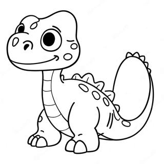 Rex The Friendly Dinosaur Coloring Page 73243-58687