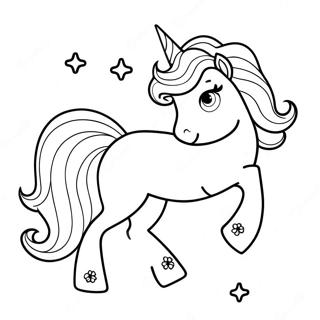 Sparkle Unicorn Coloring Page 73262-58693