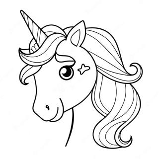 Sparkle Unicorn Coloring Page 73262-58694