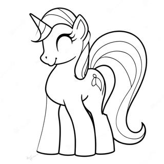 Rarity Coloring Pages