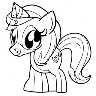 Rarity Coloring Page 7326-6046