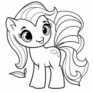 Rarity Coloring Page 7326-6047