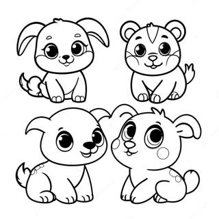 Adorable Baby Animals Coloring Page 73273-58702