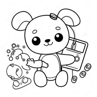 Toodles With Colorful Gadgets Coloring Page 73283-58712