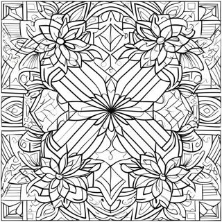 Geometric Tessellation Coloring Page 73313-58738