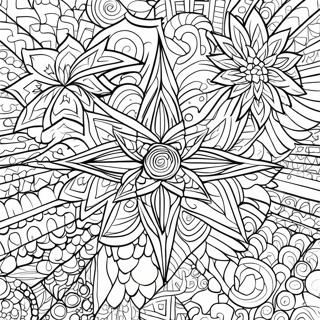 Geometric Tessellation Coloring Page 73313-58739