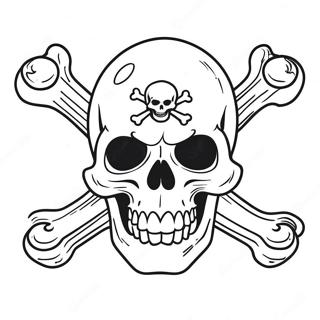 Skull And Crossbones Coloring Page 73322-58742