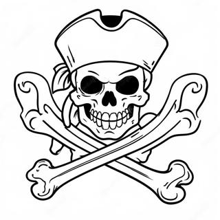 Pirate Skull And Crossbones Coloring Page 73323-58746