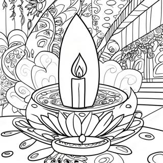 Diya Coloring Page 73352-58761