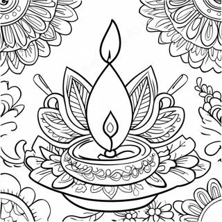 Coloring Pages Diwali