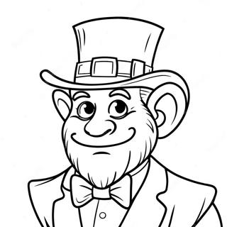 Scary Leprechaun Coloring Pages