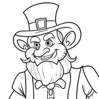 Scary Leprechaun Coloring Page 73372-58780