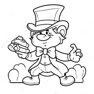 Mischievous Leprechaun With Gold Coloring Page 73373-58786