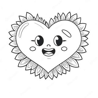 I Hate You Heart Coloring Page 73402-58806