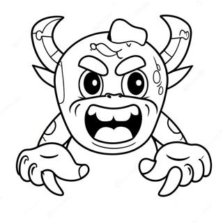 Angry Monster I Hate You Coloring Page 73403-58817