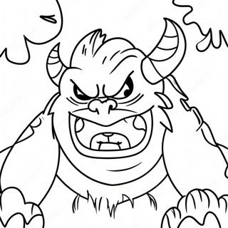 Angry Monster I Hate You Coloring Page 73403-58818