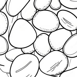 Colorful Pebbles On The Beach Coloring Page 73413-58816