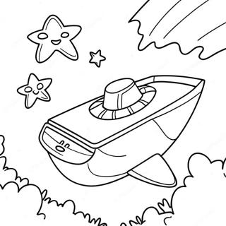 Colorful Starbeam Adventure Coloring Page 73433-58830